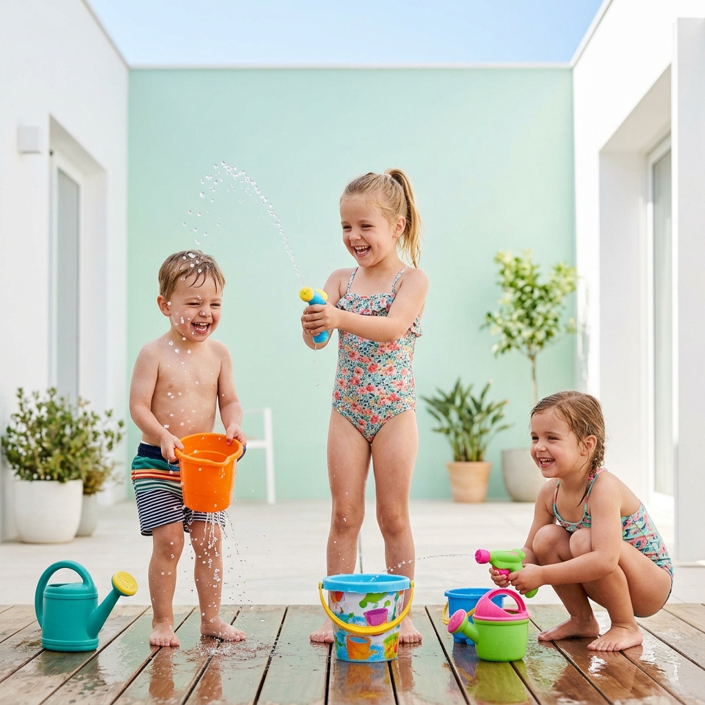 Juegos de agua en Roquitos Club